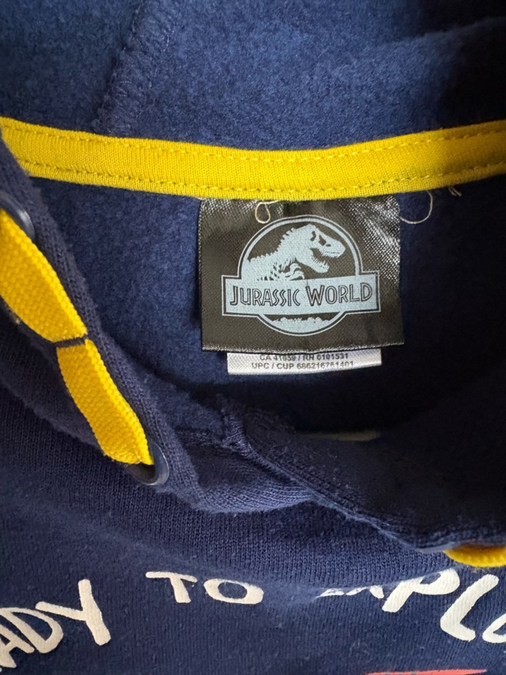3/$25 🦖 Jurassic World “Ready to Explore” Hoodie - size 5T - Picture 4 of 7
